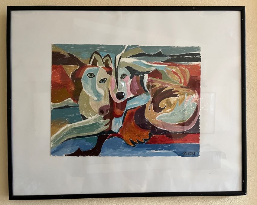 Gemälde von Sylvia Gerlach (Hunde)