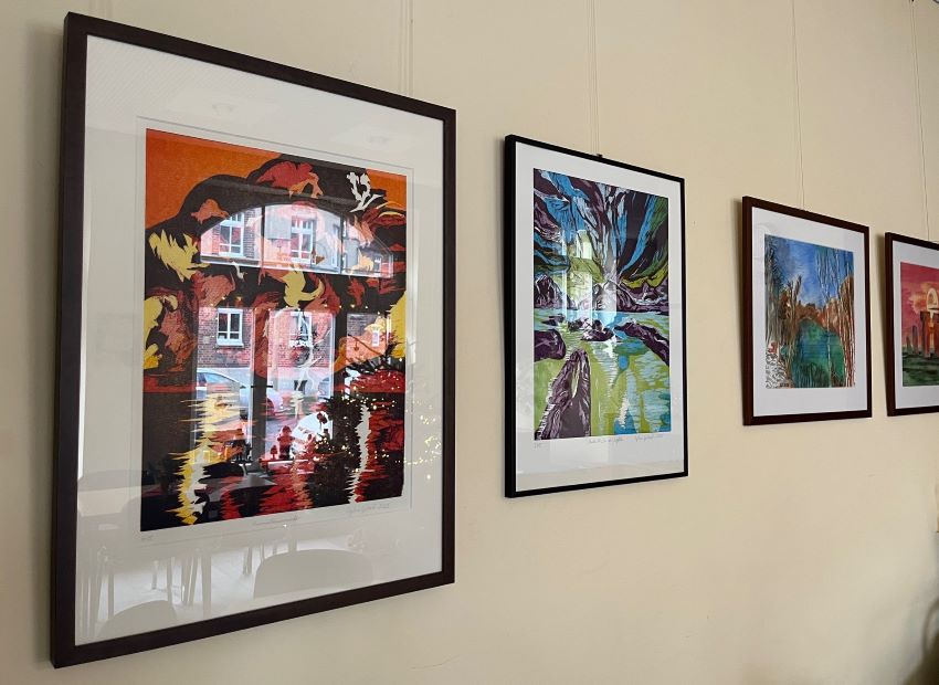 Foto der Ausstellung von Sylvia Gerlach