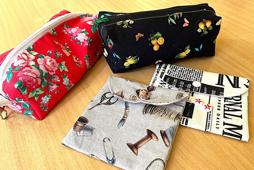 selbstgenähte Taschen